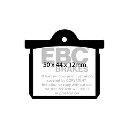 EBC 2018+ Volvo XC40 T4 Ultimax Front Brake Pads