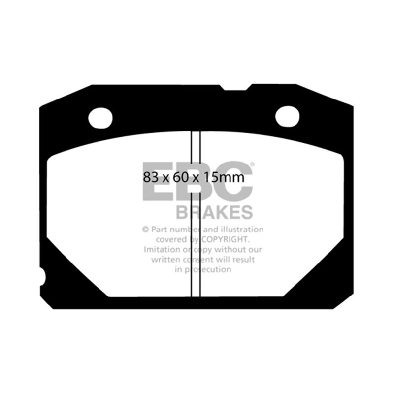 EBC 2018+ Jeep Wrangler (JL) Ultimax Rear Brake Pads