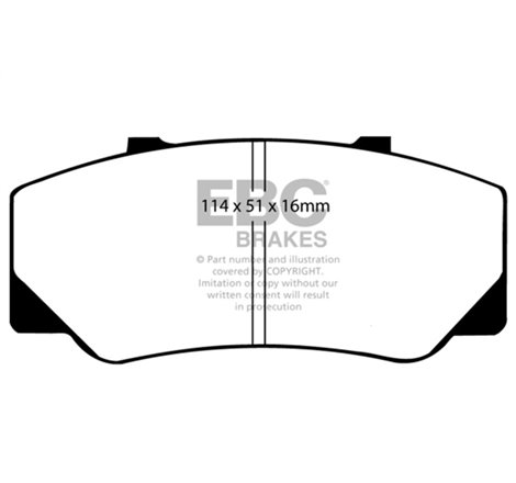 EBC 91-94 Nissan Sentra SE-R Ultimax Rear Brake Pads