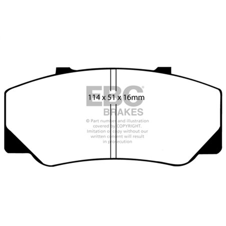 EBC 91-94 Nissan Sentra SE-R Ultimax Rear Brake Pads