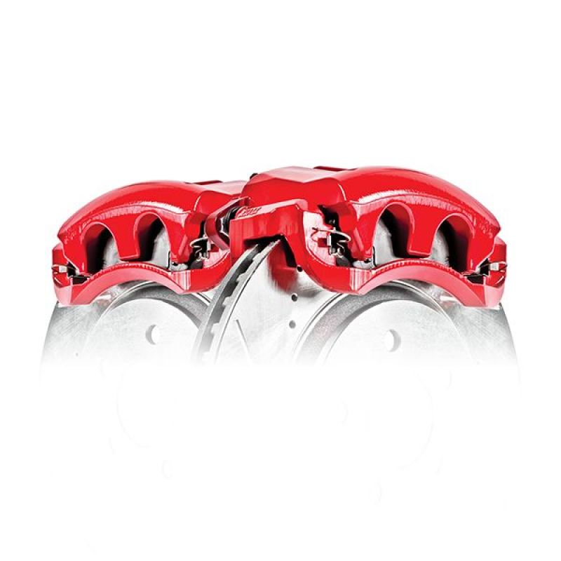 Power Stop 02-04 Mercedes-Benz C32 AMG Rear Red Calipers - Pair