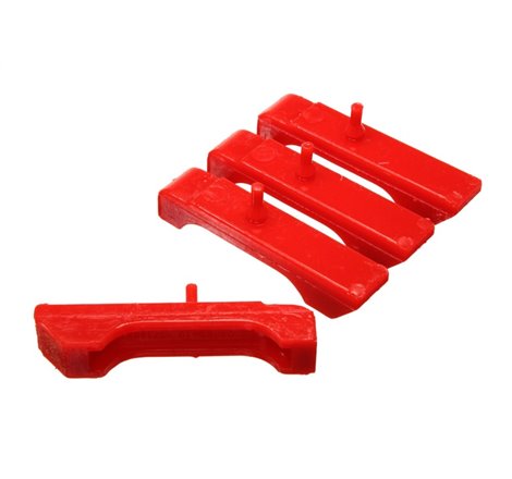 Energy Suspension GM SBC Red Radiator Isolator Pad Set - 3 Row