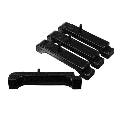 Energy Suspension GM BBC Black Radiator Isolator Pad Set - 4 Row