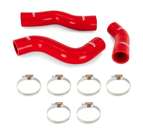 Mishimoto 92-97 Land Cruiser 4.5L I6 Silicone Radiator Hose Kit - Red