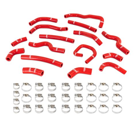 Mishimoto 98-07 Land Cruiser 4.7L V8 Silicone Heater Hose Kit - Red