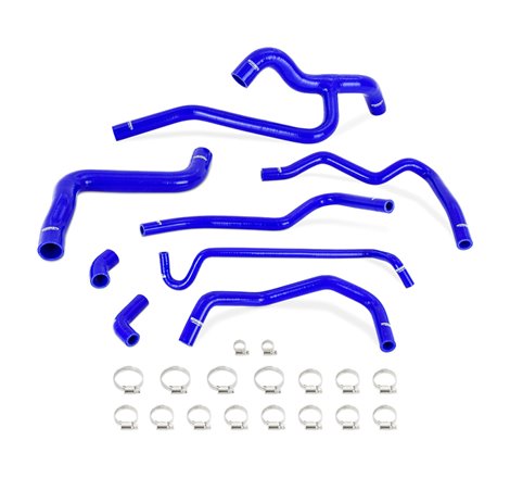 Mishimoto 05-10 Mustang V6 Silicone Radiator & Heater Hose Kit - Blue