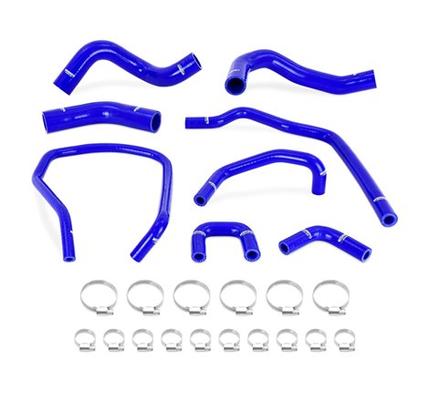 Mishimoto 04-10 Infiniti QX56 / 04-14 Titan Silicone Coolant Hose Kit - Blue