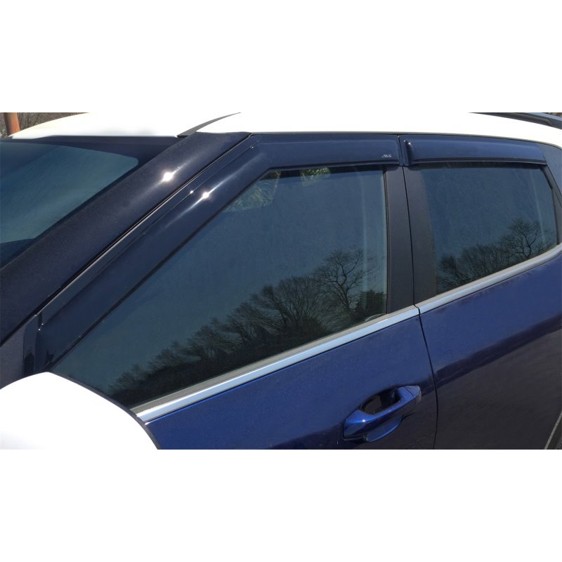 AVS 21-22 Kia Seltos Ventvisor Outside Mount Window Deflectors 4pc - Smoke