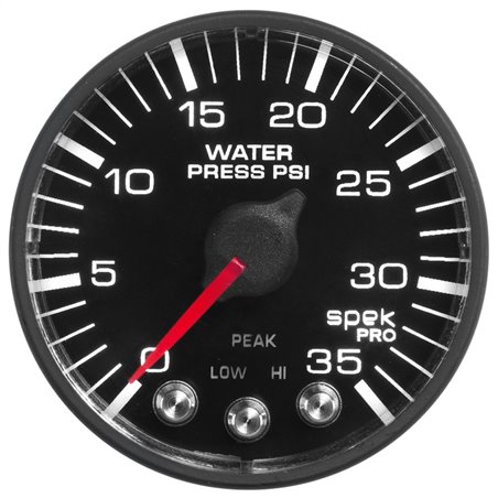 Autometer Spek-Pro 52.4mm 0-35 PSI Digital Stepper Motor Water Pressue Gauge