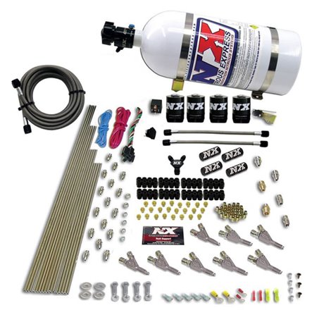 Nitrous Express 8 Cyl EFI SSV Nozzle Nitrous Kit w/10lb Bottle