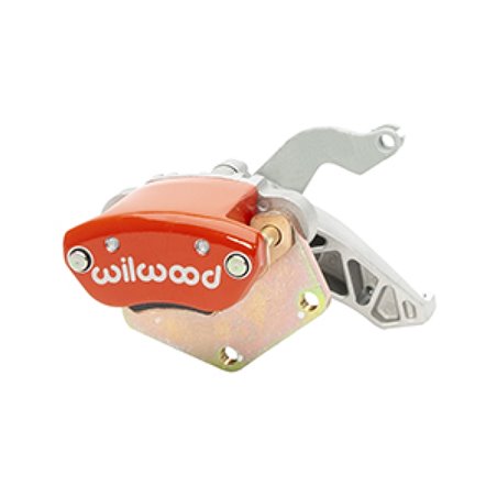 Wilwood Caliper-MC4 Mechanical Parking Brake-R/H - Red 2.00 MT 1.19in Piston .81in Disc