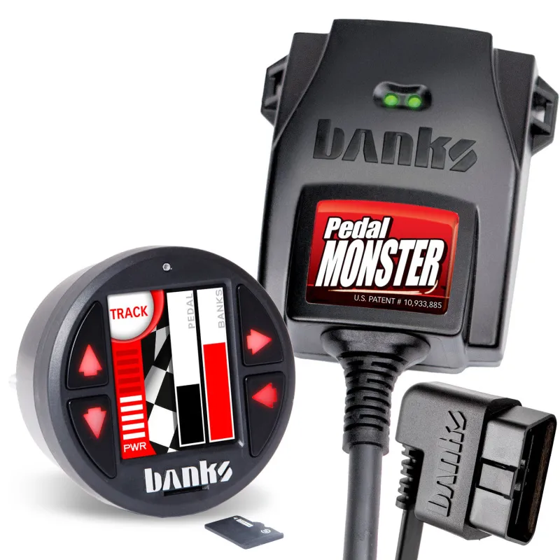 Banks Power Pedal Monster Throttle Sensitivity Booster w/ iDash Datamonster - 07.5-19 GM 2500/3500