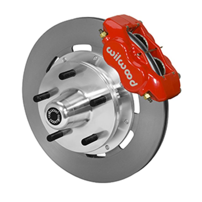 Wilwood Forged Dynalite Front Kit 19.00in Plain Rotor RedWWE ProSpindle (5x5.00in Hub)