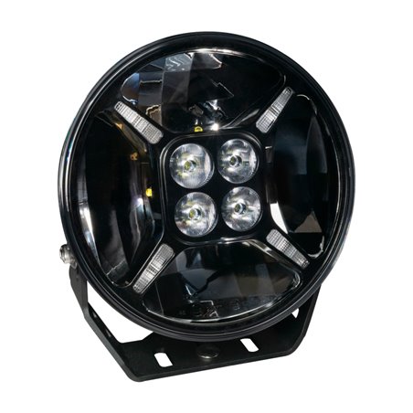 Oracle Multifunction 120w LED Spotlight (Round Post Mount)