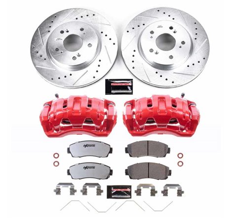 Power Stop 12-15 Honda Crosstour Front Z26 Street Kit w/Calipers