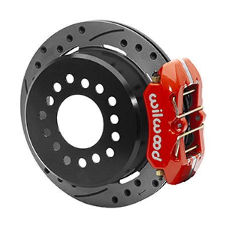 Wilwood Dynapro Low-Profile 11.00in P-Brake Kit Dust Seal 2.36in Offset - Drilled Red