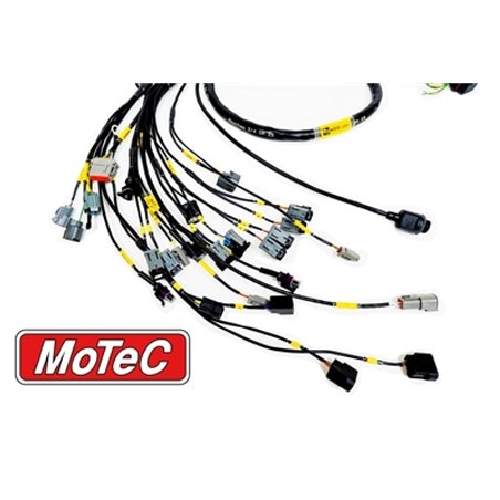 Rywire Honda K-Series (w/Motec M130 ECU) Eng Harness w/OBD2 Alt/EV14 Inj/AEM IAT & MAP (Adapter Req)