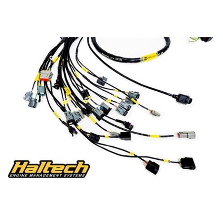 Rywire Honda K-Series (w/Haltech Elite 1500+) Eng Harn w/OBD2 Alt/EV14 Inj/AEM IAT/MAP (Adapter Req)