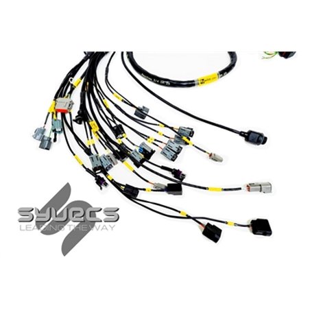 Rywire Honda K-Series (w/Syvecs S7 ECU) Eng Harness w/OBD2 Alt/EV14 Inj/AEM IAT & MAP (Adapter Req)