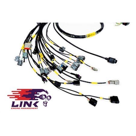 Rywire Honda K-Series (w/Link G4 ECU) Engine Harness w/OBD2 Alt/EV14 Inj/AEM IAT & MAP (Adapter Req)