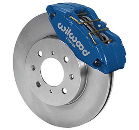 Wilwood DPHA Front Caliper & Rotor Kit Honda / Acura w/ 262mm OE Rotor - Competition Blue