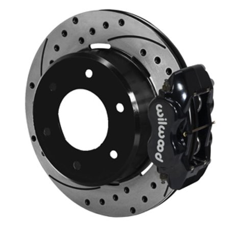 Wilwood 63-87 C10/C15 Dynalite BLK Calipers 12.19in x .81in D/S Rotors 6-Lug Rear Disc Brake Kit