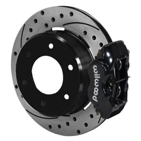 Wilwood 63-87 C10/C15 Dynalite BLK Calipers 12.19in x .81in D/S Rotors 6-Lug Rear Disc Brake Kit