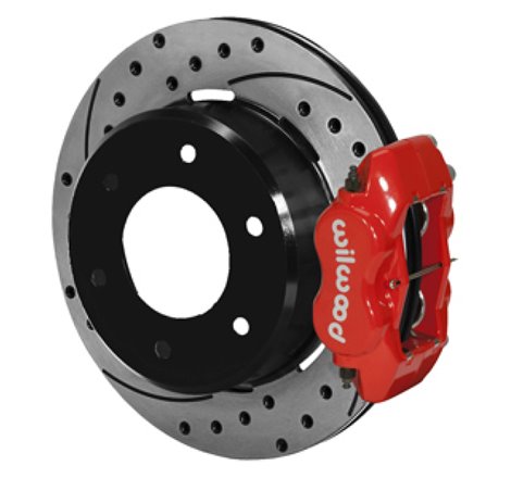 Wilwood 63-87 C10/C15 Dynalite FDLI Red Calipers 12.19 x .81in D/S Rotors 6-Lug Rear Disc Brake Kit