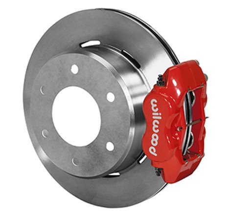 Wilwood 63-87 C10/C15 Dynalite FDLI Red Calipers 12.19in x .81in Rotors 6-Lug Rear Disc Brake Kit