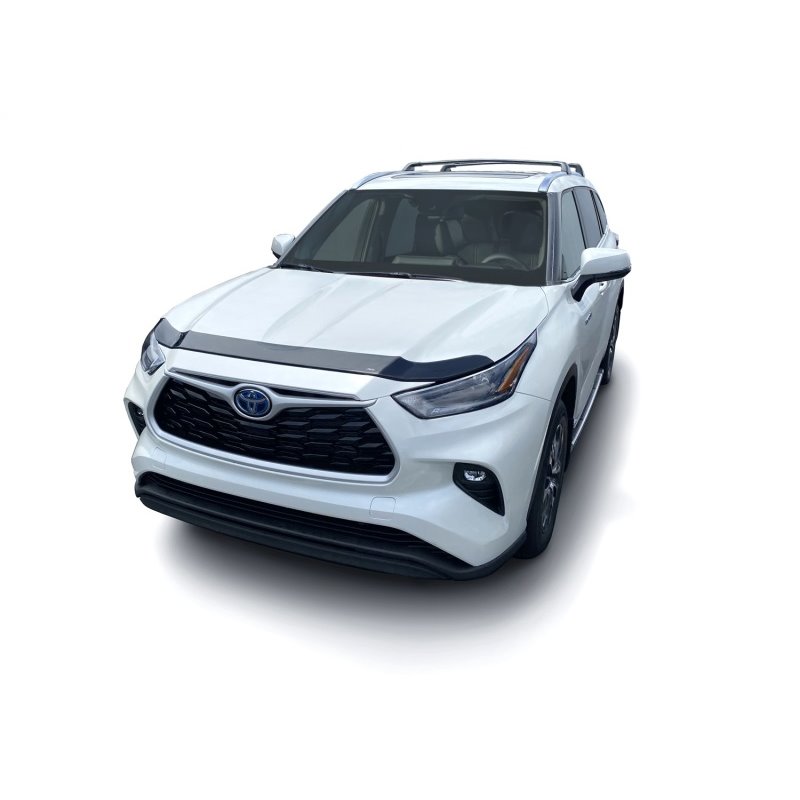 AVS 20-22 Toyota Highlander Aeroskin Low Profile Hood Shield - Smoke