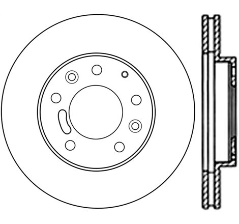 Centric Mazda Premium Brake CryoStop Rotor