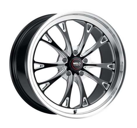 Weld Belmont 20x10.5 / 5x127 BP / ET13 BS6.25 Gloss Black MIL DIA 78.1