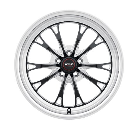 Weld Belmont Drag 18x5 / 5x120 BP / ET-23 BS2.1 Gloss Black MIL DIA 78.1