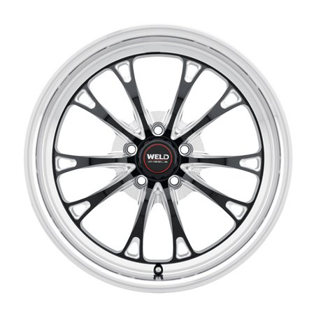 Weld Belmont Drag 18x5 / 5x120 BP / ET-23 BS2.1 Gloss Black MIL DIA 78.1