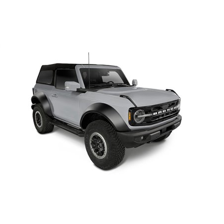 Bushwacker 21-22 Ford Bronco (2 Door) Extend-A-Fender Style Fender Flares - 4pc Smooth