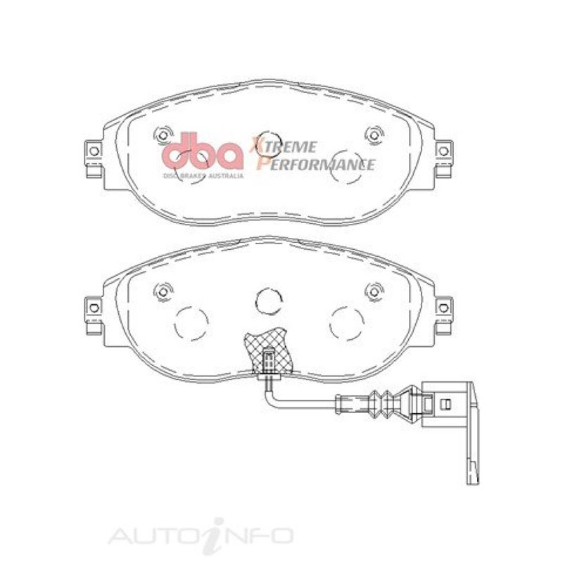 DBA 13-21 Volkswagen Golf R (MK7) XP Performance Front Brake Pads