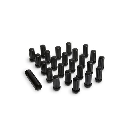 ICON Alloys Lug Nut Kit Black - 14x1.5 - 24 Lug Nuts w/ Key