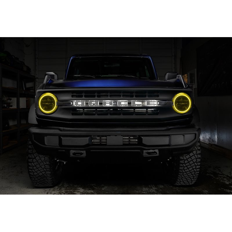 Oracle 2021 Ford Bronco Base Headlight LED Halo Kit - ColorSHIFT - w/ 2.0 Controller