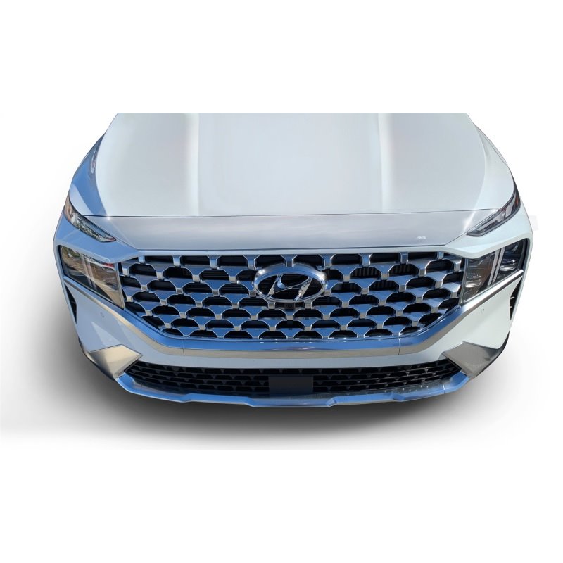 AVS 21-22 Hyundai Santa Fe Aeroskin Low Profile Hood Shield - Chrome