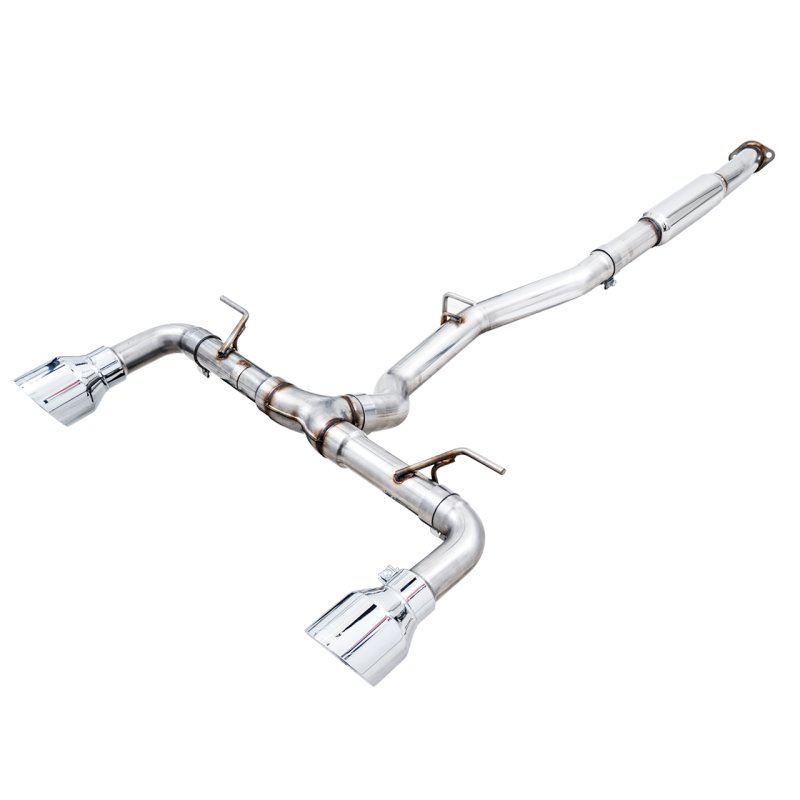 AWE Subaru BRZ/ Toyota GR86/ Toyota 86 Track Edition Cat-Back Exhaust- Chrome Silver Tips