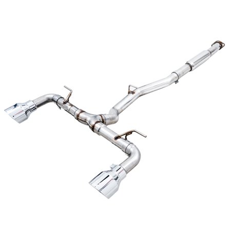 AWE Subaru BRZ/ Toyota GR86/ Toyota 86 Track Edition Cat-Back Exhaust- Chrome Silver Tips