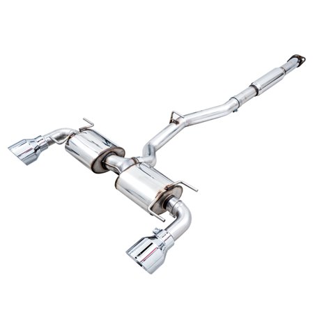 AWE Subaru BRZ/ Toyota GR86/ Toyota 86 Touring Edition Cat-Back Exhaust- Chrome Silver Tips