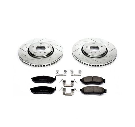 Power Stop 05-12 Infiniti FX35 Front Z23 Evolution Brake Kit