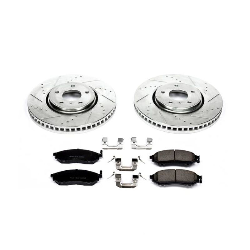 Power Stop 05-12 Infiniti FX35 Front Z23 Evolution Brake Kit