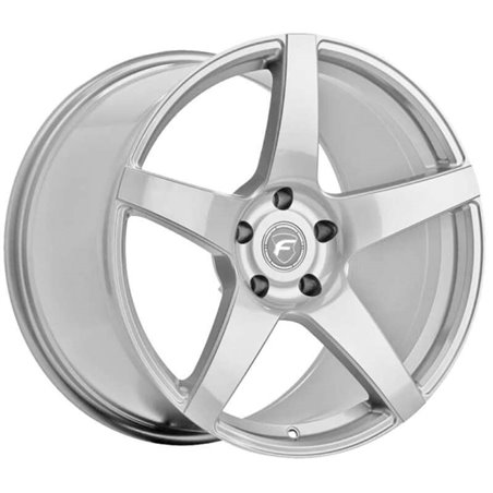 Forgestar CF5 20x9 / 5x114.3 BP / ET35 / 6.4in BS Gloss Silver Wheel