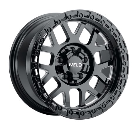 Weld Off-Road W105 17X10 Cinch 6X135 6X139.7 ET-25 BS4.50 Satin Black MIL / Gloss Black 106.1