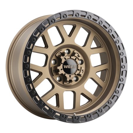 Weld Off-Road W115 17X10 Cinch 6X135 6X139.7 ET-25 BS4.50 Satin Bronze / Satin Black 106.1