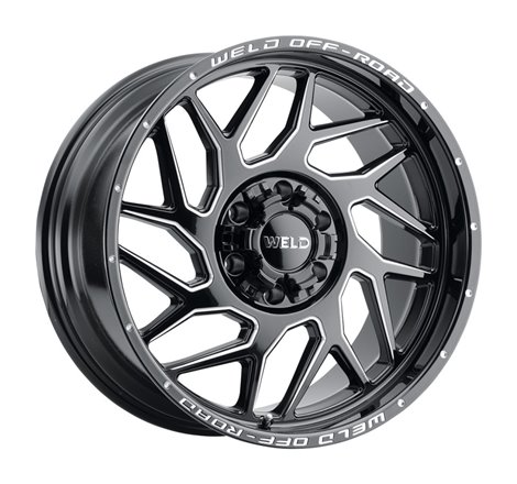 Weld Off-Road W117 20X10 Fulcrum 5X139.7 5X150 ET-18 BS4.75 Gloss Black MIL 110.2