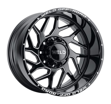 Weld Off-Road W117 20X12 Fulcrum 6X135 6X139.7 ET-44 BS4.75 Gloss Black MIL 106.1