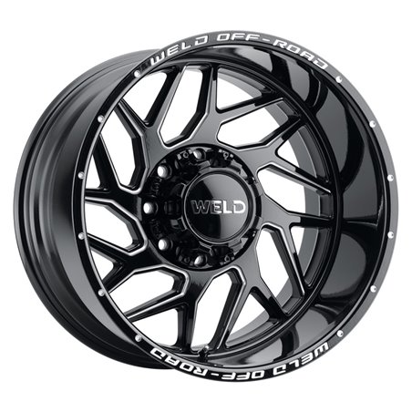 Weld Off-Road W117 20X9 Fulcrum 6X135 6X139.7 ET20 BS5.75 Gloss Black MIL 106.1